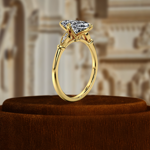 Anillo Solitario Estilo Vintage con Corte Marquesa, Anillo Solitario de 1 Quilate con Corte Marquesa y 4 Puntas, Anillo de Aniversario con Diamante Certificado por IGI - Product Image 2