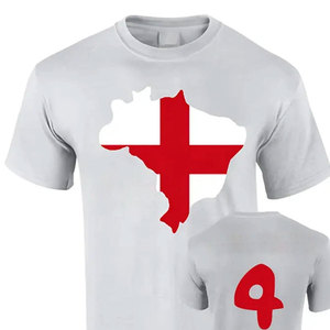 Men's White <b>Soccer</b> T-Shirt Crew Neck Short Sleeve Regular Fit Digital Printing Breathable All Seasons Apparel - Product Image 2