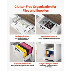 Bureau de direction en noyer, panneau de particules robuste, capacité de charge de 200 lb, assemblage facile, table de bureau de style campagnard, station de charge - Product Image 4