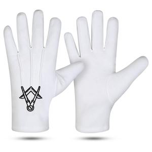 Estuche para delantal de masón maestro con bordado masónico de esquadro y compás - Logia Azul MM/WM Tamaño Provincial 16 pulgadas x 18 pulgadas - Product Image 2