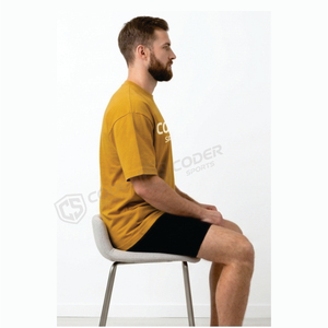 T-shirt pour homme en coton 100% de haute qualité avec logo personnalisé, impression de votre logo de marque, t-shirts courts pour homme - Product Image 2