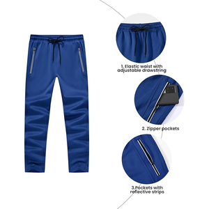 Conjunto Deportivo para Hombre, Tendencia de Invierno, Nueva Temporada, Logotipo Personalizado, Corte Regular Informal, Color Sólido, Transpirable, de Secado Rápido, para Correr - Product Image 4