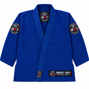 ชุดยิวยิตสูบราซิลเลี่ยน BJJ ปี 2027 แบบคิโมโน คุณภาพสูง ผ้าเพิร์ลวีฟ สวมใส่สบาย สำหรับทุกเพศ พร้อมปักโลโก้ - Product Image 1