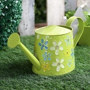 Regadera de Metal Elegante, Brillante y de Alta Calidad para Jardín y Hogar, Fabricada en India, Herramienta para Regar Plantas - Product Image 1