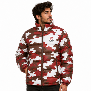 Veste matelassée à capuche pour homme, de haute qualité, personnalisée, OEM, imprimée, en crochet, imperméable, respirante, grande taille, coupe ajustée, logo personnalisé, décontractée - Product Image 3