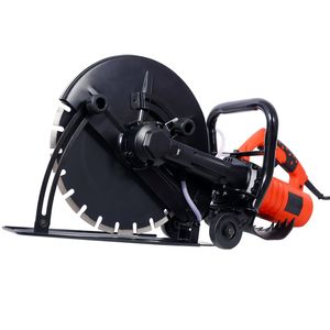 Sega Elettrica per Calcestruzzo a Umido/Secco da 14 Pollici con Rullo Guida e Attacco per Linea dell'Acqua - Product Image 3