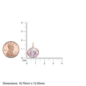 Colgante de Oro Sólido Amarillo de 14k con Morganita de 4.50ct, Corte Ovalado, Gema Rosa, Piedra de Nacimiento de Octubre, para Moissanita Suelta - Product Image 2