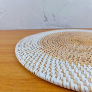 Best Seller Set Rattan Placemat Decoration On the <b>Table</b> 2026 - Product Image 3