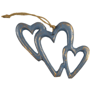 Heart Design Hanging Plated Finishing Design With Solid Metal Home Decor Christmas Tree Decor for Hanging Design - Product Image 5