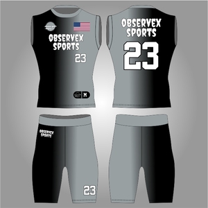 Uniformes de football américain 7v7 à compression ajustée, nouveau design personnalisé, uniformes de football américain 7on7 pour jeunes, entièrement sublimés - Product Image 1