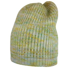 Gorro de punto jacquard tie-dye de invierno, estilo calavera, holgado, con dobladillo, impermeable, 100% lana, estilo urbano. - Product Image 1