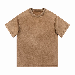Camiseta de Hombre 100% Algodón, Color Sólido, Cuello Redondo, Manga Corta, Corte Holgado, Casual, Ecológica, Transpirable, Tejido Jersey - Product Image 1