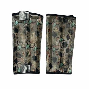 Best Quality Lightweight Breathable Mesh Horse Fly <b>Boots</b> Protective Leg <b>Cover</b> Grey Patterned Design Non Slip Fit - Product Image 6