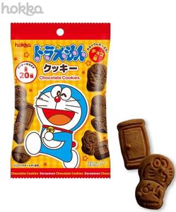 Hokuriku Doraemon Soft Sweet Chocolate Flavor Cookies in Bag - Product Image 2