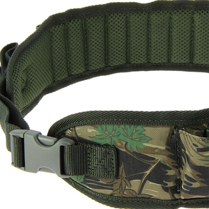 Ceinture tactique réglable en camouflage pour cartouches, porte-munitions rembourré et respirant pour 25 à 30 cartouches, idéal pour la chasse - Product Image 3