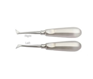 ชุดเครื่องมือถอนฟัน Cryer Dental Elevators ซ้าย-ขวา จำนวน 2 ชิ้น ทำจากสแตนเลส สำหรับการผ่าตัดช่องปาก - Product Image 3