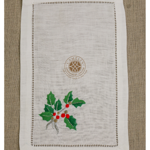 Serviette de cocktail brodée élégante, réutilisable, facile d'entretien, sublime la présentation de la table pour les mariages et les occasions spéciales. - Product Image 1