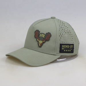 Gorras de Béisbol Personalizadas con Parche de Nylon, Logotipo Era, Perforaciones Láser, Impermeables, Ajustables, de 5 Paneles, 3D - Product Image 6