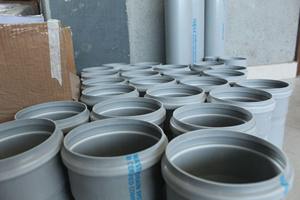 Tuyau d'extrusion d'eau souterraine robuste de classe CS Plain End IS 4985, qualité industrielle, tuyau de gaine UPVC rond de 200 mm, longueur de 6 mètres - Product Image 2