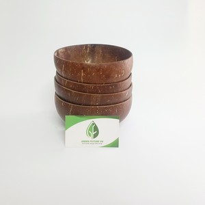 2024 gran oferta 100% juego de cuencos de cáscara de coco desechables de alta calidad naturales diseño Vintage personalizado ecológico sostenible - Product Image 2