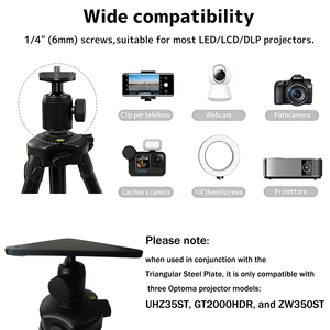 ขาตั้งกล้องแบบพกพาสำหรับโปรเจคเตอร์ ฝึกซ้อมกอล์ฟในร่ม - Product Image 6