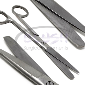 Stainless Steel Manual Reusable Straight & Curved Dissecting Surgical Operating Scissors CE Certified By <b>Blush</b> Surgical - Product Image 6