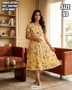 Zari yellow kurti - Product Image 2