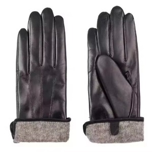 Wholesale Winter Windproof Short Sheepskin Ladies <b>Men</b> <b>Glove</b> Outdoor Spring Driving Fashion Design Women Real Leather Hand <b>Gloves</b> - Product Image 2