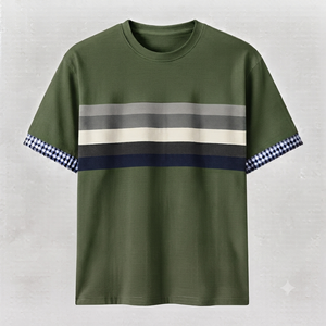 Nueva Llegada, Camiseta de Moda Personalizada al por Mayor a Precio Económico para Hombre, de Manga Corta, Cuello Redondo, 100% Algodón, Estilo Urbano - Product Image 4