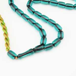 Tasbih de Resina Verde Azulado de Lujo, Hecho a Mano, Elegante Misbaha Islámica, Rosario Musulmán para Zikr, Regalo Premium - Product Image 6