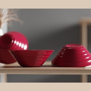 Ensemble de vaisselle MIT Eco-Friendly PGT 5 pièces : options vibrantes — Rouge classique - Product Image 2