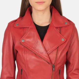Top Selling <b>Women</b> Clothing Leather <b>Jacket</b> Unique Design <b>Women</b> Leather <b>Jacket</b> <b>Lightweight</b> Breathable Leather <b>Jacket</b> - Product Image 6