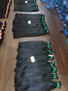 Proveedor de cabello Minh Khang en Vietnam 150kg Extensiones de cabello a granel negro natural Materia prima de cabello humano Mejor lista de precios de almacén - Product Image 4