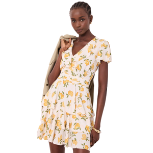 Vestido mini estampado de moda para mujer, conjunto de manga corta - Product Image 2