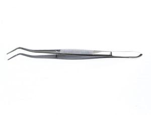 Pinzas Quirúrgicas de Acero Inoxidable OPTITECH HEALTHCARE, Punta Curva de Precisión, Manipulación Delicada, Certificación CE, Garantía Quirúrgica de 3 Años - Product Image 1