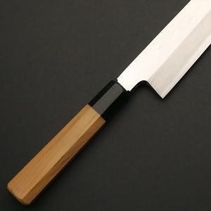 Couteau de chef personnalisé fait main Jexmoo avec lame en acier inoxydable de 8 pouces, manche en bois, étui en cuir - Cadeau pour chef - Product Image 3