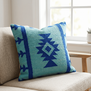 Black 20X20 Kilim <b>Pillow</b> Case Luxury Hotel Eco-Friendly Cotton Fabric Kilim <b>Square</b> Cushion Cover Big Fluffy Chair Decor - Product Image 2