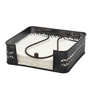 Multipurpose Metal Napkin Organizer Holder For Kitchen Countertop Dining Room Restaurant Cafe <b>Tabletop</b> <b>Storage</b> - Product Image 2