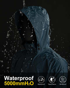 Waterproof <b>Rain</b> Jacket Outdoor Hiking Casual Wear Packable Custom Color Polyester Nylon Fabric Comfortable Windproof <b>Rain</b> <b>Coat</b> - Product Image 5