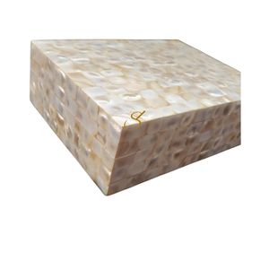 MOP Jewelry <b>Box</b> with Lid Handmade Mother of Pearl Inlay Wooden Storage <b>Box</b> Rectangular <b>Keepsake</b> Case for Earrings Bangles - Product Image 2