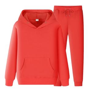 ชุดวอร์มผ้าฝ้ายแบบมีฮู้ดสำหรับผู้ชายชุดวิ่ง2ชิ้นสำหรับทั้งชายและหญิง - Product Image 6