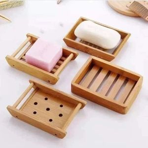 Handmade Natural Wooden Soap Dish Holder Modern Wood Soap Dish <b>Tray</b> for Home Office Hotel Washroom Custom Packing Hot Sale - Product Image 3
