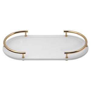 Bandeja para cocina, bandeja decorativa para sala de estar, bandeja elegante para servir, diseño de bandeja contemporáneo, bandeja de servir elegante - Product Image 4