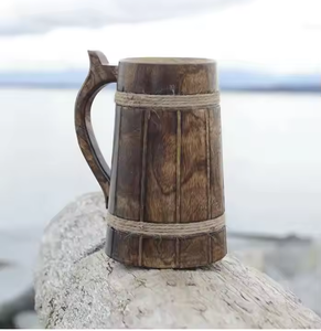 Unique Handicrafts Wooden Drink Ware Acacia <b>Wood</b> Mugs Best Finishing Custom Made <b>Rustic</b> <b>Wood</b> mug - Product Image 6
