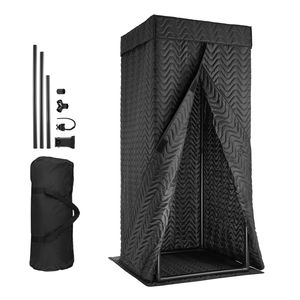 Cabina di Registrazione Vocale Portatile da 2 Metri con Borsa da Viaggio per Voiceover e Accessori Audio - Product Image 1