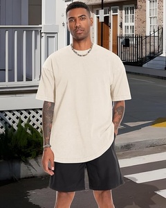 T-shirt homme premium, coupe oversize, épaules tombantes, pour un usage quotidien, t-shirt oversize tendance. - Product Image 6