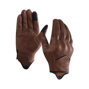 Guantes de Motocicleta de Invierno con Pantalla Táctil Completa, de Cuero, Color y Logotipo Personalizados, Servicio OEM, Venta al Por Mayor - Product Image 4