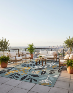 Alfombra de Lana Reversible Abstracta de Alta Calidad, Hecha a Mano, Precio Directo de Fábrica, para Sala de Estar, Dormitorio, Invitados, Ejercicio - Product Image 4