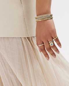 Anillos Apilables Minimalistas de Oro Sólido de 14K y 18K, Finos y Gruesos, para Uso Diario, Anillos de Boda, Fabricante, Venta al Por Mayor - Product Image 5