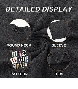 Camisetas Casuales de Manga Corta para Hombre, Estilo Urbano, Lisas, Teñidas, Transpirables, de Secado Rápido, al por Mayor, las Más Vendidas del Verano - Product Image 3